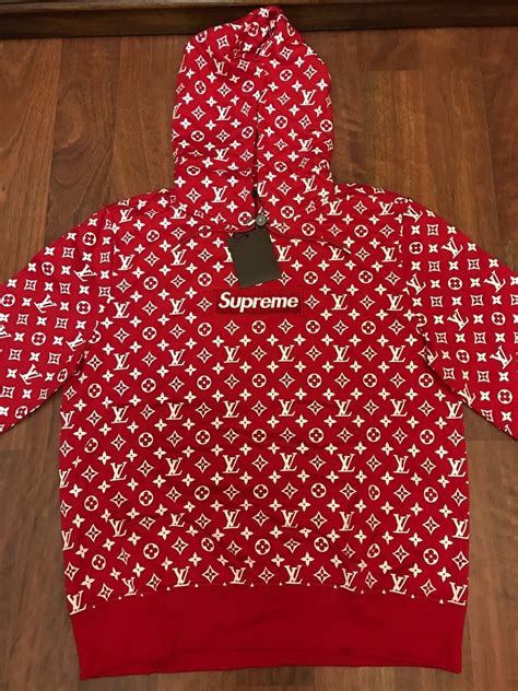 buy louis vuitton supreme sweater|supreme louis vuitton hoodie material.